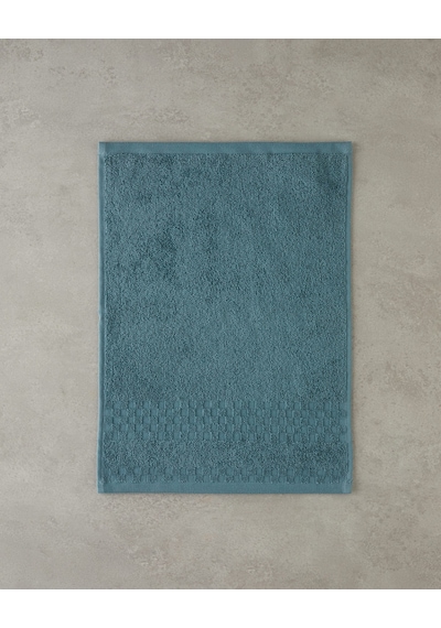 English Home Border Check Pamuk El Havlusu 30x40 Cm Petrol Petrol
