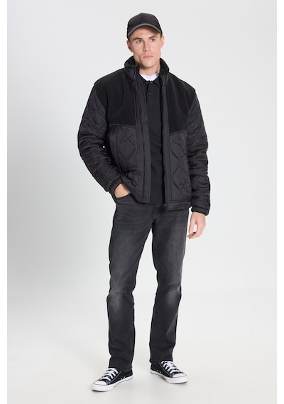 Wrangler Regular Fit Normal Kesim Sherpa Detaylı Siyah Kapitone Mont W242644001 Siyah