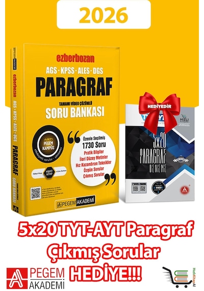 2026 Ags-kpss-ales-dgs Ezberbozan Paragraf Soru Bankası Hediyeli