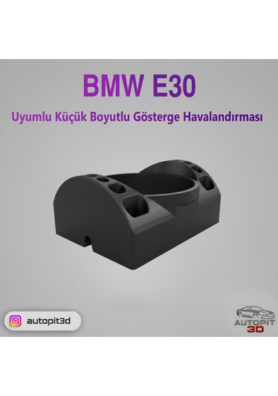 Bmw E30 İçin Küçük Boyutlu Gösterge Havalandırması Bmw E30