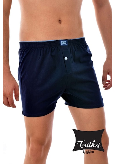 Tutku Erkek Penye Havlu Boxer 12'li Koyu Lacivert