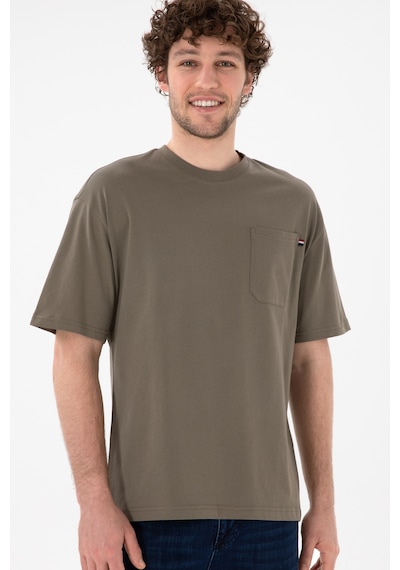 U.S. Polo Assn. Erkek Comfort Fit Bisiklet Yaka Vizon Tişört 50305990-VR052 U.S. Polo Assn. Erkek Comfort Fit Bisiklet Yaka Vizon Tişört 50305990-VR052