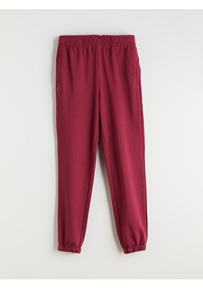Lcw Vision Bordo Beli Lastikli Kadın Jogger Eşofman Altı