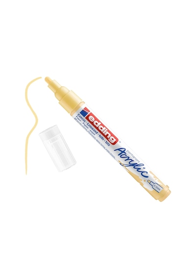 Edding 5100 Akrilik Marker Kalem 2-3 Mm 915 Pastel Sarı