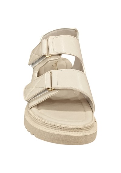 Günlük Kadın Bantlı Yumuşak Taban 5 Cm Topuk Boyu Merry Pace 8138021z Sandalet Ayakkabı Ten