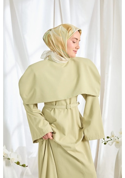 Silk Home %100 Twill İpek Eşarp S545 Yeşil