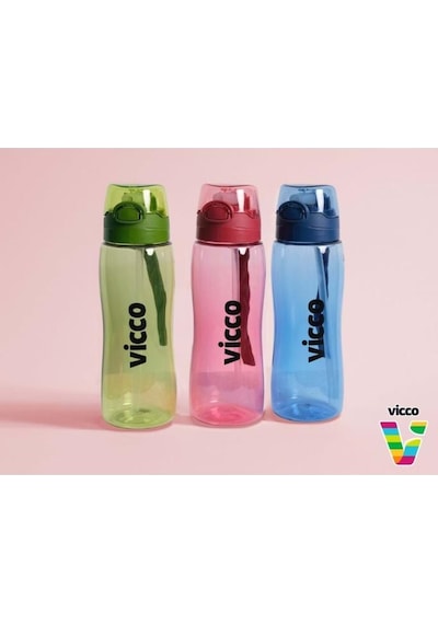Vicco Su Matarası Kilitli Kapak Tritan Matara Suluk 750 Ml Mavi Mavi