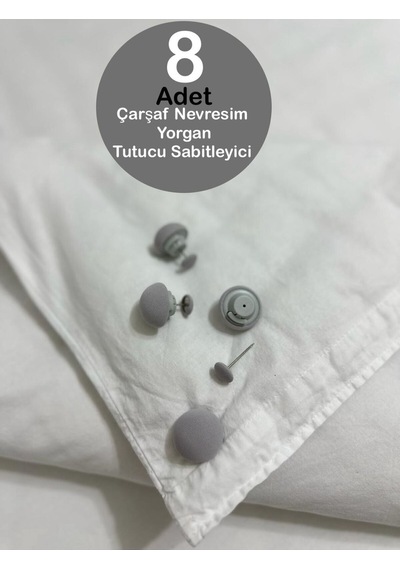 8 Adet Çok Amaçlı Kılıf Sabitleyici Düzenleyici Taş Rengi Plastik 10 X 15 Beyaz Diğer
