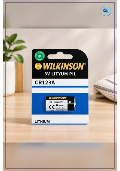 Lityum Pil Cr123a 3v Yüksek Enerji Yoğunluklu Alarm Kumanda Ve Fo