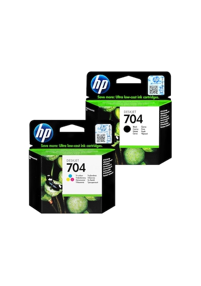Hp 704 Siyah Hp 704 Renkli İkili Paket