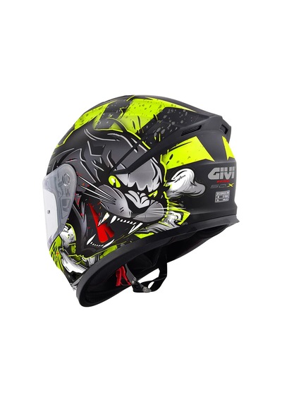 Givi 50.x Wild Kapalı Kask Neon Sarı