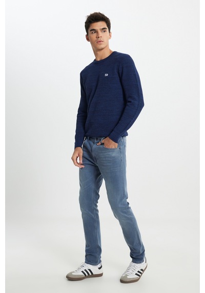 Lee Luke Slim Fit Düşük Bel Denim Esnek Jean Kot Pantolon Mavi