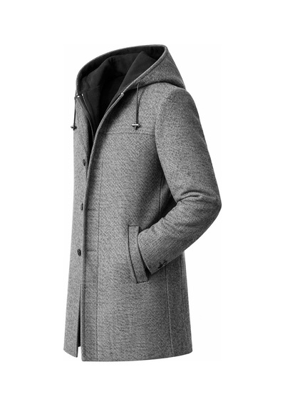 Classics Men Claassics Men Erkek Regular Fit Kaşe Kaban Ceket - 7530 Gri