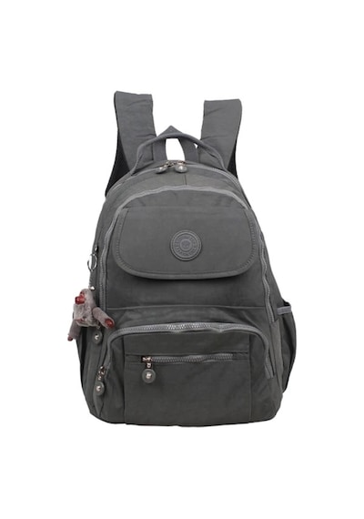 Markahit Kenyon Cox 8866 Gri Unisex Klinkır Aksesuarlı Kumaş Sırt Çantası 8866 - Gri