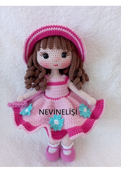 Amigurumi Lina Bebek Çok Renkli