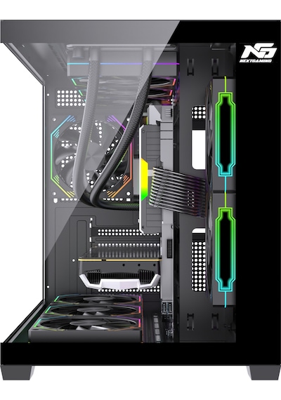 Orion Cube Xl 6x Argb Fan Kumanda Ve Kontrolcü M-atx Boş Bilgisayar Kasası Siyah