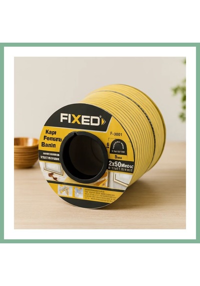 Bşkvirgo Kapı Pencere D-profil Fitil 9x6 Mm Kahverengi 100 M Bsk2026