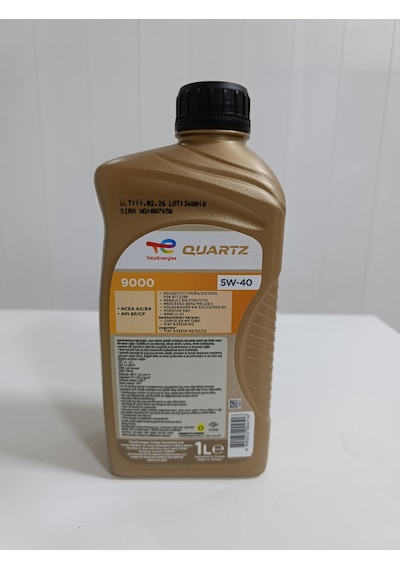 Total Quartz 9000 5W-40 Motor Yağı