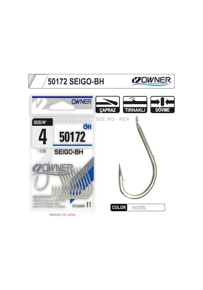 Owner 50172 Seigo-Bh Nickel White Iğne (416519342)
