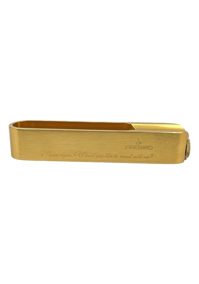Firebird Gold Serisi Taşınabilir Puro Küllüğü - Pirinç Görünümlü Özel Tasarım