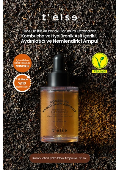 Cilde Parlak Görünüm Kazandıran Aydınlatıcı Ve Nemlendirici Ampul T Else Kombucha Hydro Glow Ampoule