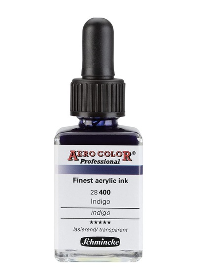 Schmincke Aero Color Professional Akrilik Airbrush Mürekkebi 28 Ml 400 Indigo 0 Blender