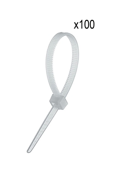 Kablo Bağı Plastik 2,5x150 Mm Beyaz 100 Adet 100 Adet - Beyaz