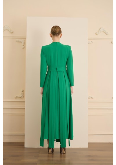 Senna Tease Dress Yeşil Yeşil