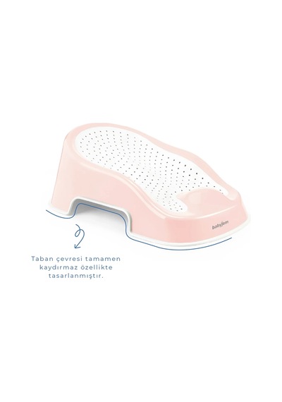 Babyjem Soft Banyo Desteği Bebek Yıkama Yardımcısı Soft Pembe