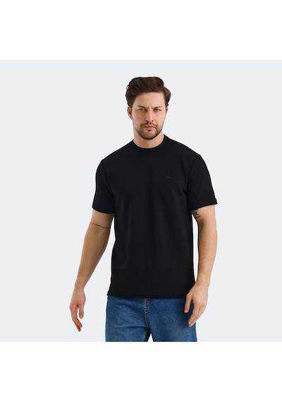 Slazenger BREEZE Erkek  Siyah Tişört