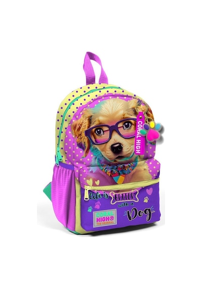 Coral High Küçük Boy Anaokulu Sırt Çantası Köpek Desenli 23552