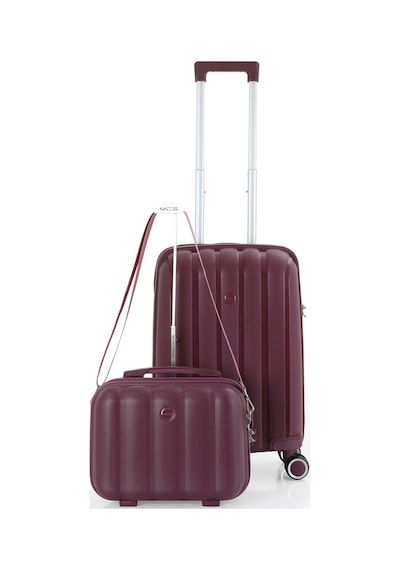 Mçs Group Mçs Polipropilen 2li Valiz Seti Kabin & Makyaj V305 S21yy1000073-set 210 Mürdüm
