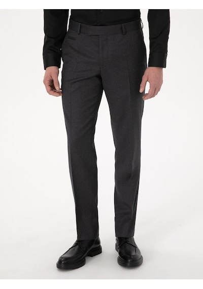 Cacharel Antrasit Slim Fit Kumaş Pantolon Gri