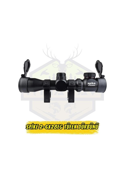 Spike 2-6x28eg Işıklı Ve Zoomlu Taktikal Profesyonel Optik Av Ve Çok Renkli