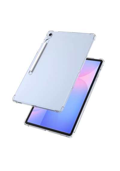 Forzacase Samsung Galaxy Tab S10 Fe Plus 13.1 İnch İle Uyumlu Anti Shock Silikon Kılıf Şeffaf - Fc014 Arka Kapak