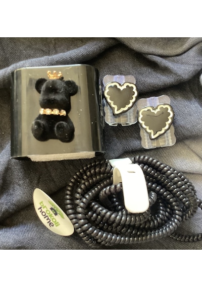 Brokoli Home Apple Uyumlu iPhone 18w/20w Şarj Kılıfı, Şarj Örme Aparatı, Kablo Koruyucu Aparatı,s.ayıcık Diğer