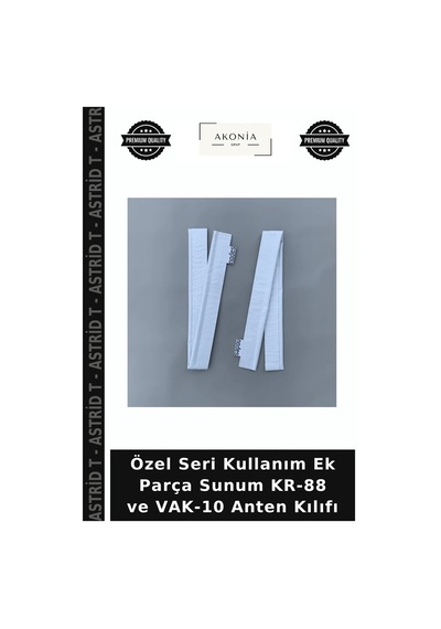 Özel Seri Kullanım Ek Parça Sunum Kr-88 Ve Vak-10 Anten Kılıfı