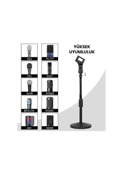 Larkin Ds310 Ağırlıklı Masa Tipi Mikrofon Standı