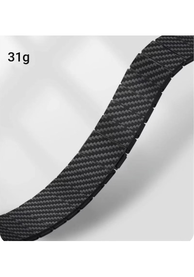 Apple Uyumlu Watch Ultra 49mm Zore Krd-90 600d Karbon Fiber Kordon