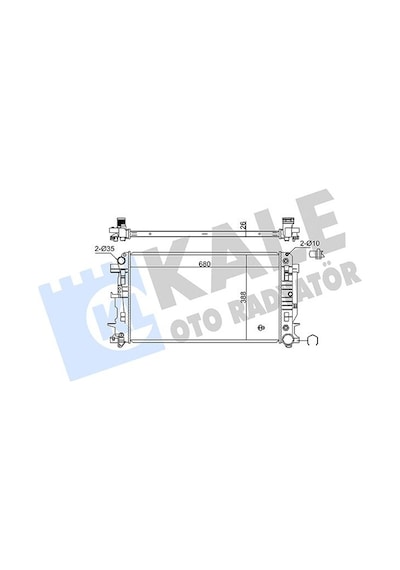 Kale 363530 Motor Su Radyatörü Mercedes Sprınter B906 06 Otomatik Şanzıman A9065001502 -