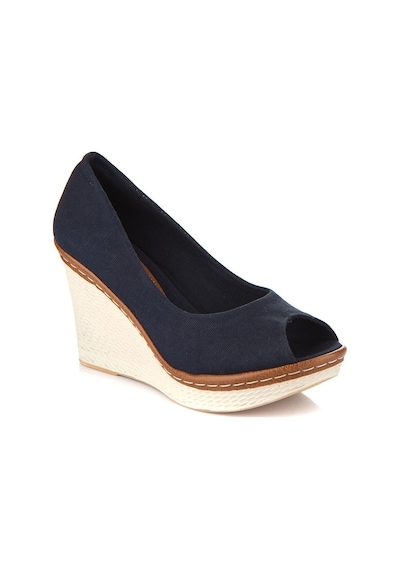Fox Shoes Lacivert Kadın Dolgu 9674040305