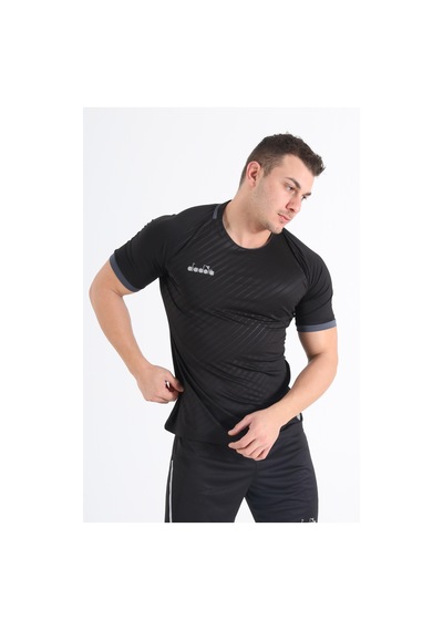 Diadora Elite Antrenman T-Shirt Siyah