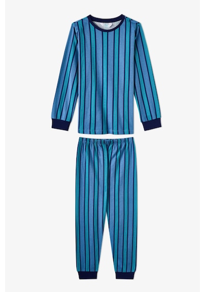 Penti Erkek Çocuk Mavi Rockstar Capy Pamuklu Uzun Kollu 2li Pijama Takımı