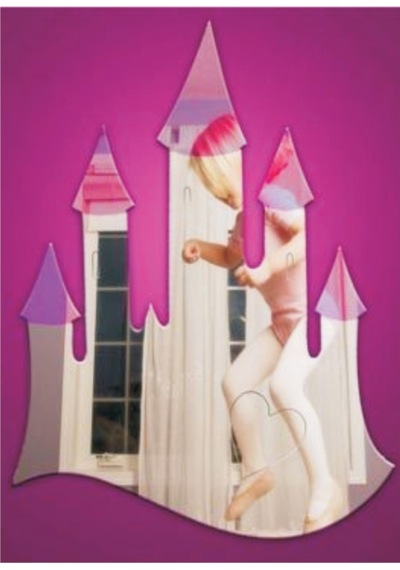 M3 Decorium Şato Dekoratif Ayna Gümüş