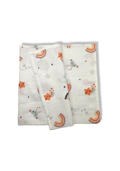 Çok Amaçlı Bebek Müslin Bezi Battaniye 73 Cm X 73 Cm