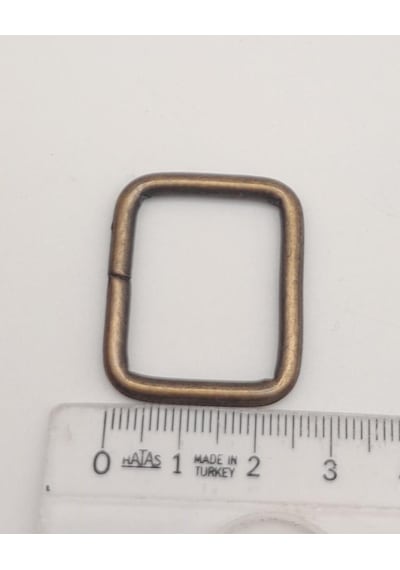 Angel Çanta Aksesuar Antik Renk 2.5X2 Cm Dikdörtgen Halka