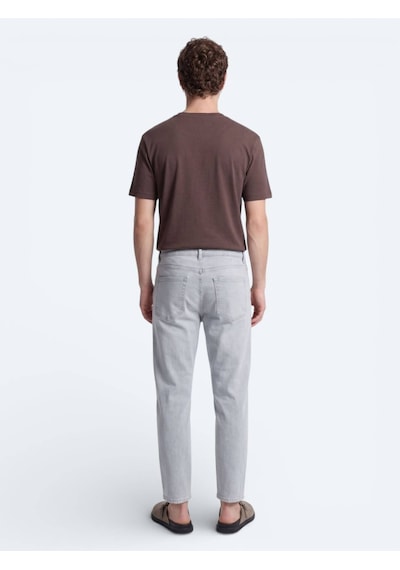 Kip Kahverengi Düz T-shirt