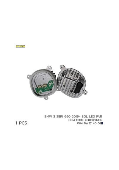 3 Serı G20 2019- Sol Led Far Modül 63118496135 Nıken 63118496135