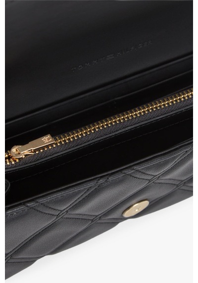 Tommy Hilfiger Th Femınıne Wallet On Chaın Kadın Siyah Cüzdan - Aw0aw18795