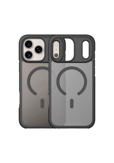 Buff Apple iPhone Uyumlu 18 Pro /17 Pro Magsafe Air Bumper Kılıf Black Siyah